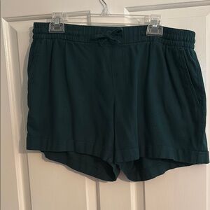 Women's Dark Green Shorts